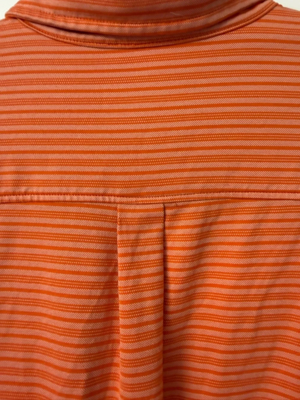 Tommy Bahama Chicago Bears Football Polo Shirt l Orange Stripe Knit Size Medium - Picture 7 of 10